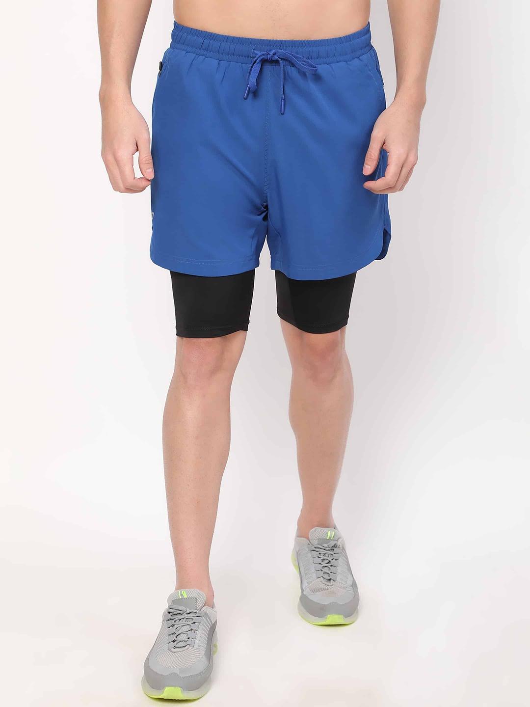 

DIDA Men Dri-FIT Comfort Fit Light Weight Running Sports Shorts, Blue