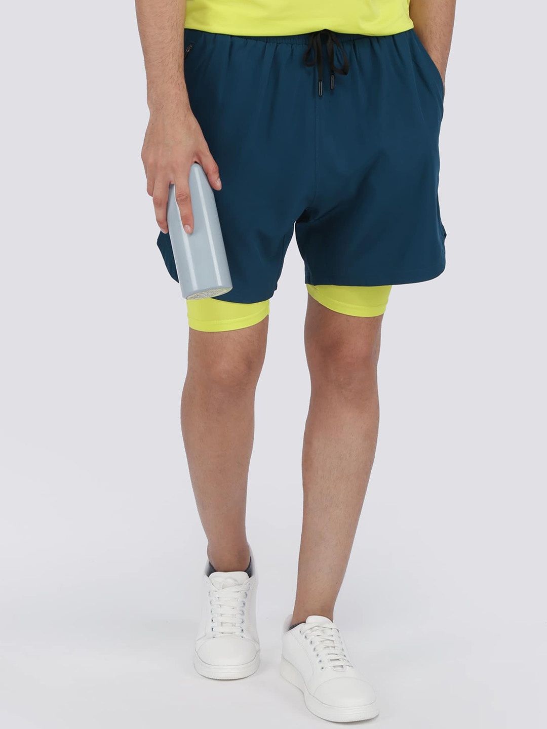

DIDA Men Dri-FIT Comfort Fit Light Weight Running Sports Shorts, Teal