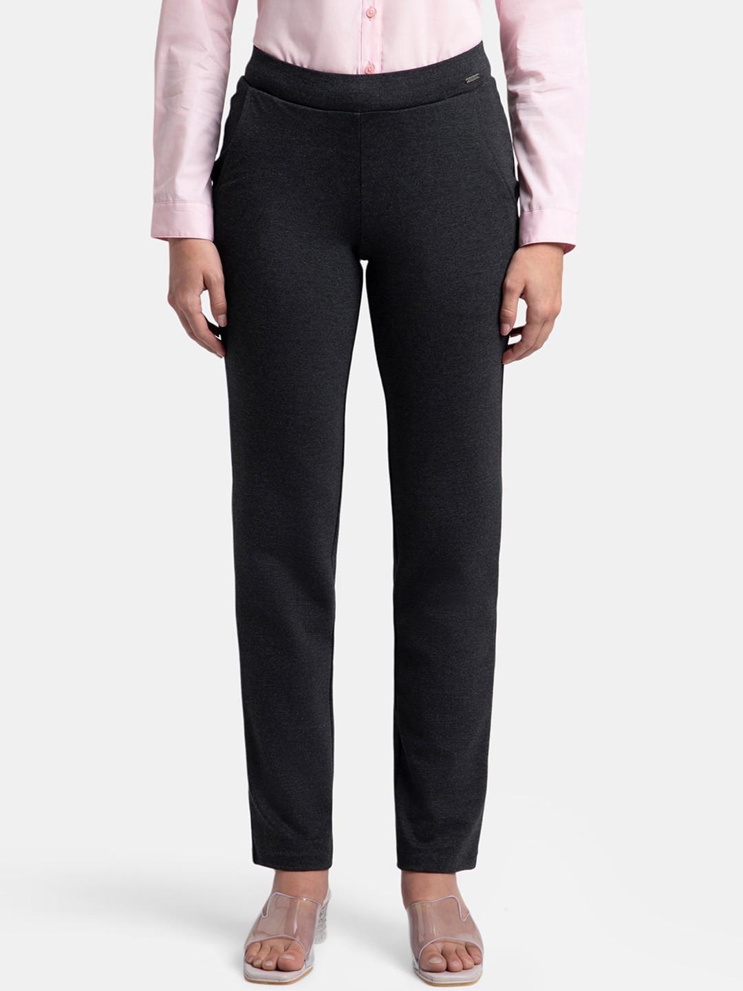 

Jockey Stretch All Day Straight Pant with Durable Waistband-IW45, Black