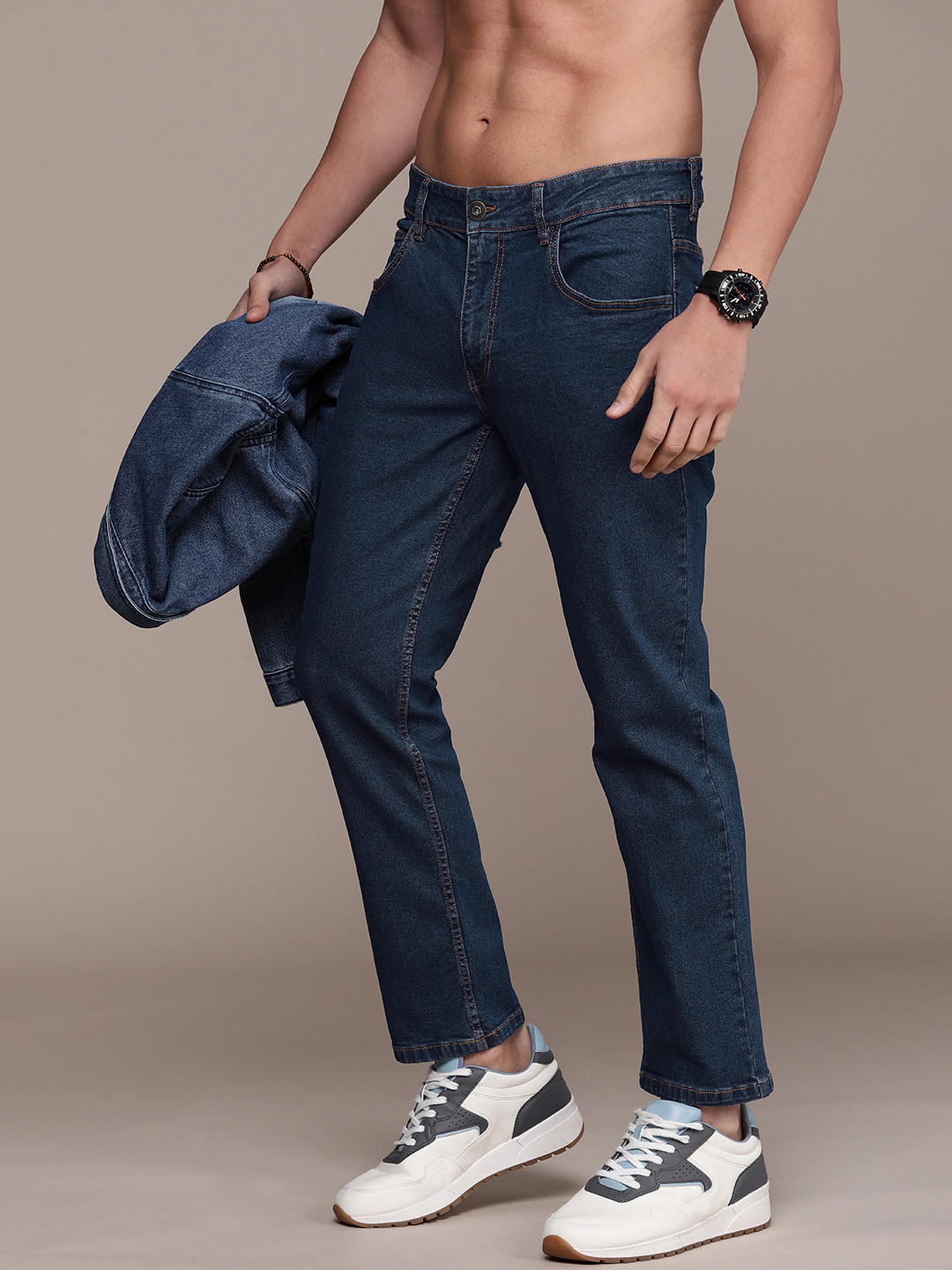 

Roadster Men Stretchable Jeans, Blue
