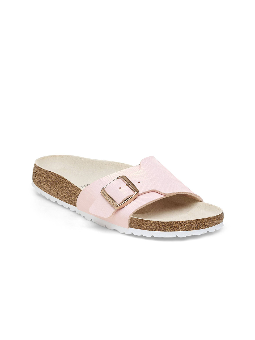 

Birkenstock Narrow Width Catalina Bs Bf Open Toe Flats With Buckles, Pink