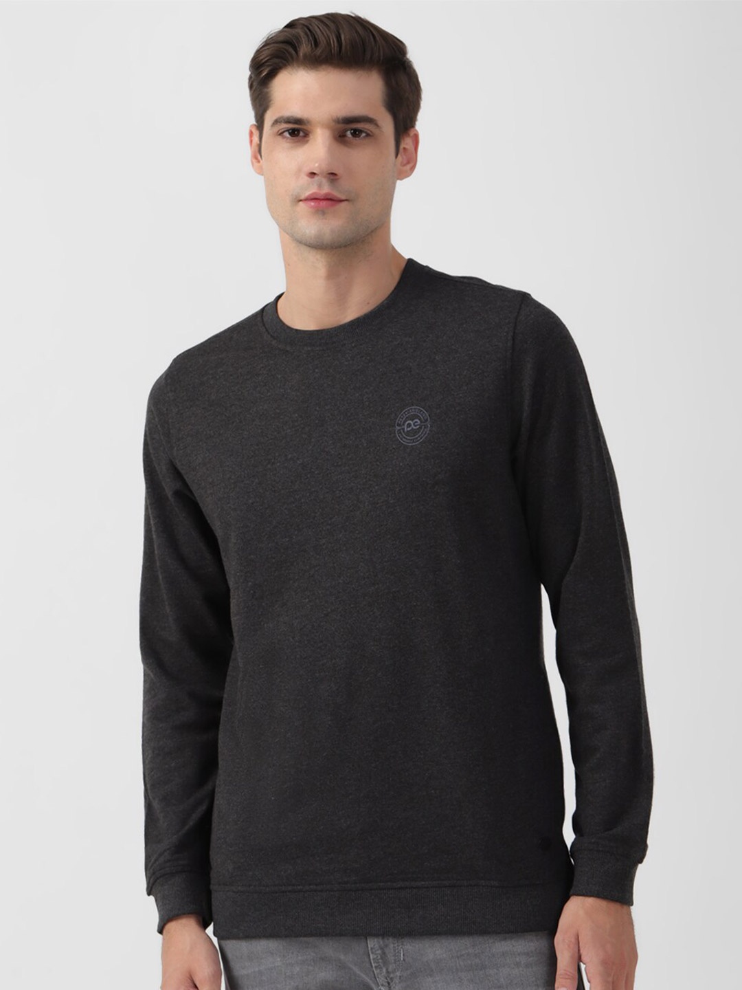 

Peter England Casuals Long Sleeves Cotton Sweatshirt, Black