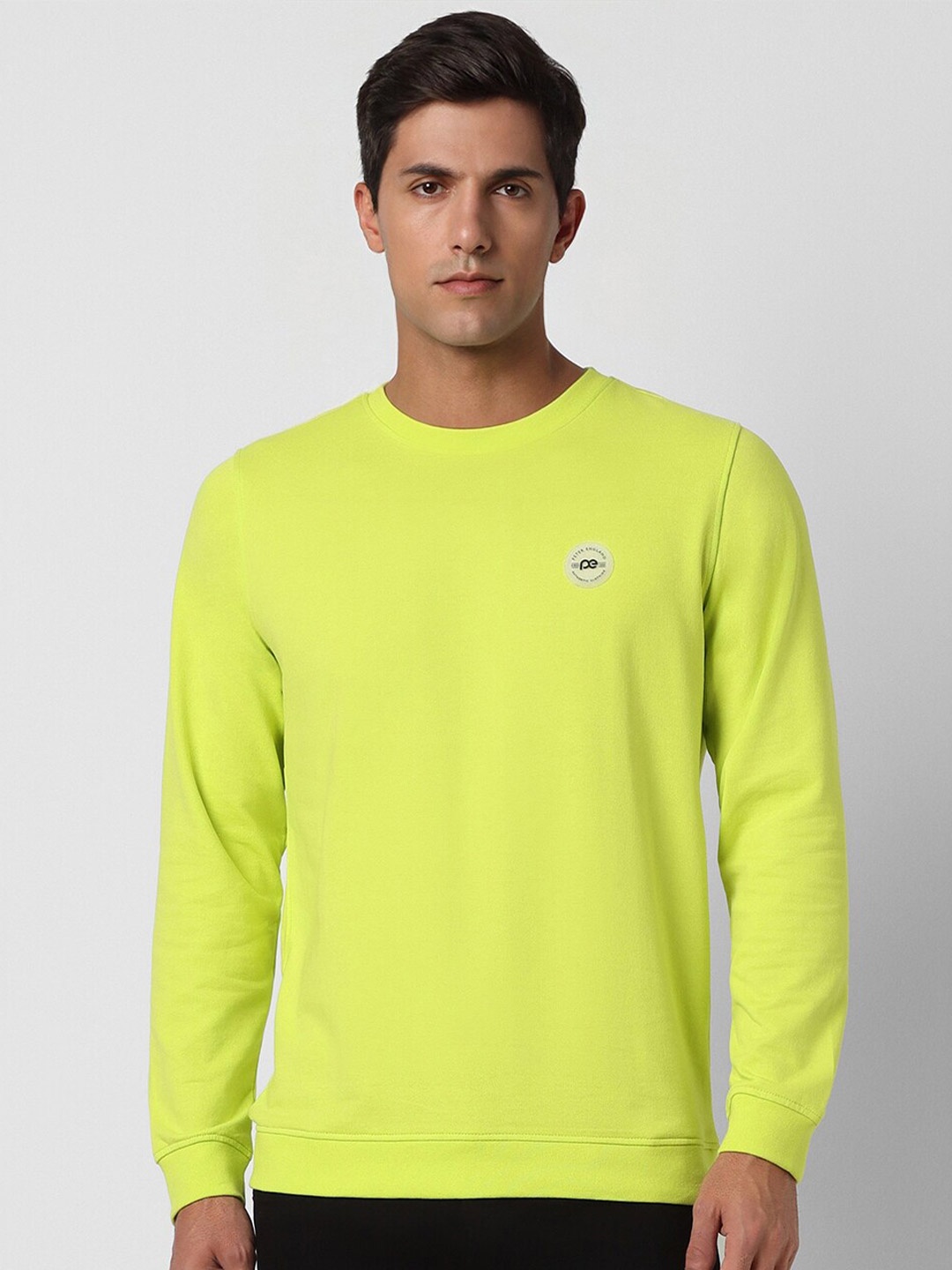

Peter England Casuals Crew Neck Pullover Cotton Sweatshirt, Green