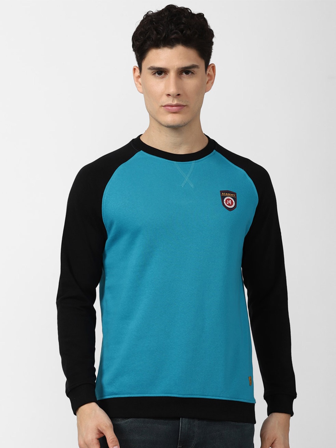 

Van Heusen Long Sleeves Cotton Sweatshirt, Blue