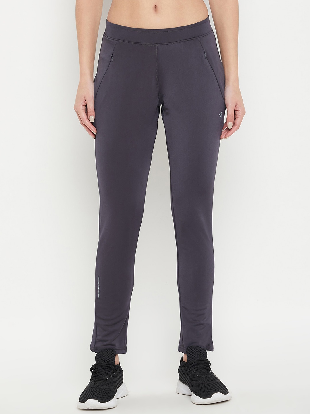 

NEVA Women Mid Rise Slim Fit Track Pants, Grey