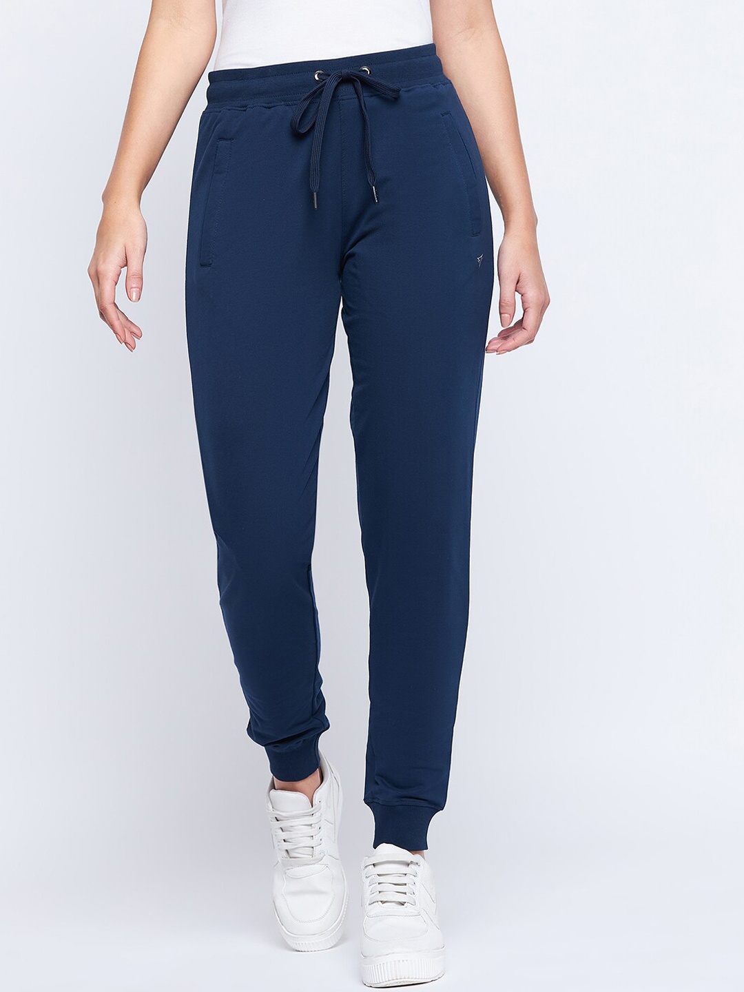 

NEVA Women Slim-Fit Mid-Rise Joggers, Blue