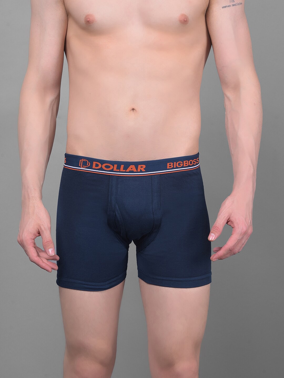 

Dollar Bigboss Combed Cotton Knitted Trunk- MBTR-07-RIBRSD-PO1-CO2-S24, Assorted