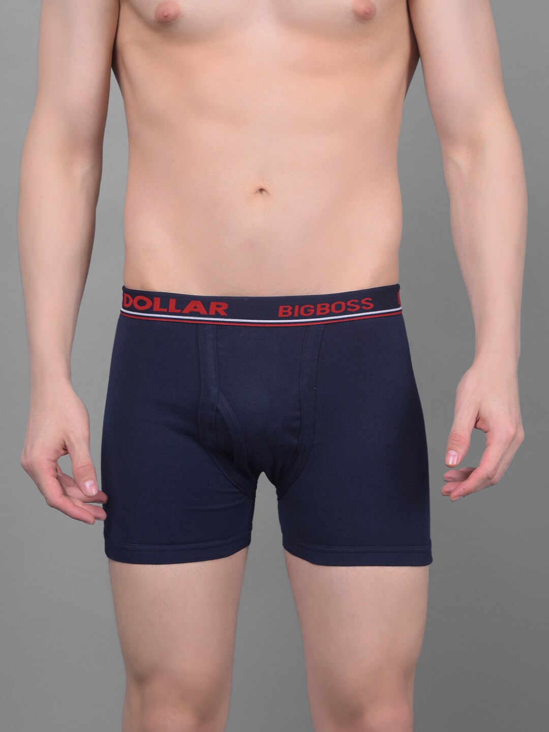 

Dollar Bigboss Men Solid Combed Cotton Knitted Trunk MBTR-07-RIBRSD-PO1-CO6-S24, Assorted