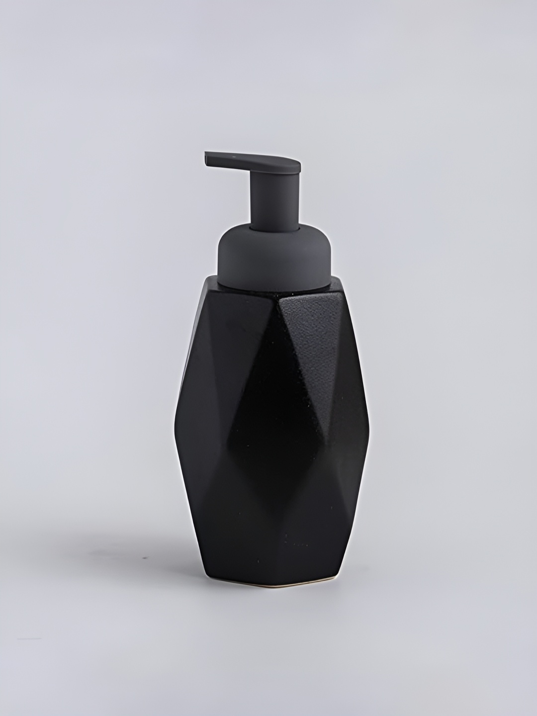

USHA SHRIRAM Black & Grey Ceramic Soap Dispenser 400 ml