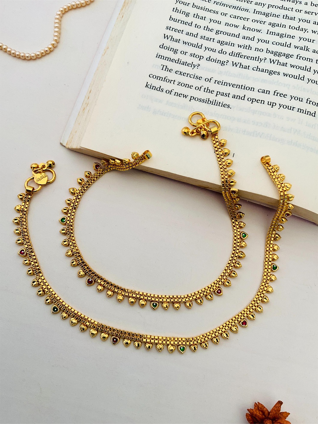 

ABDESIGNS Gold-Plated Anklet