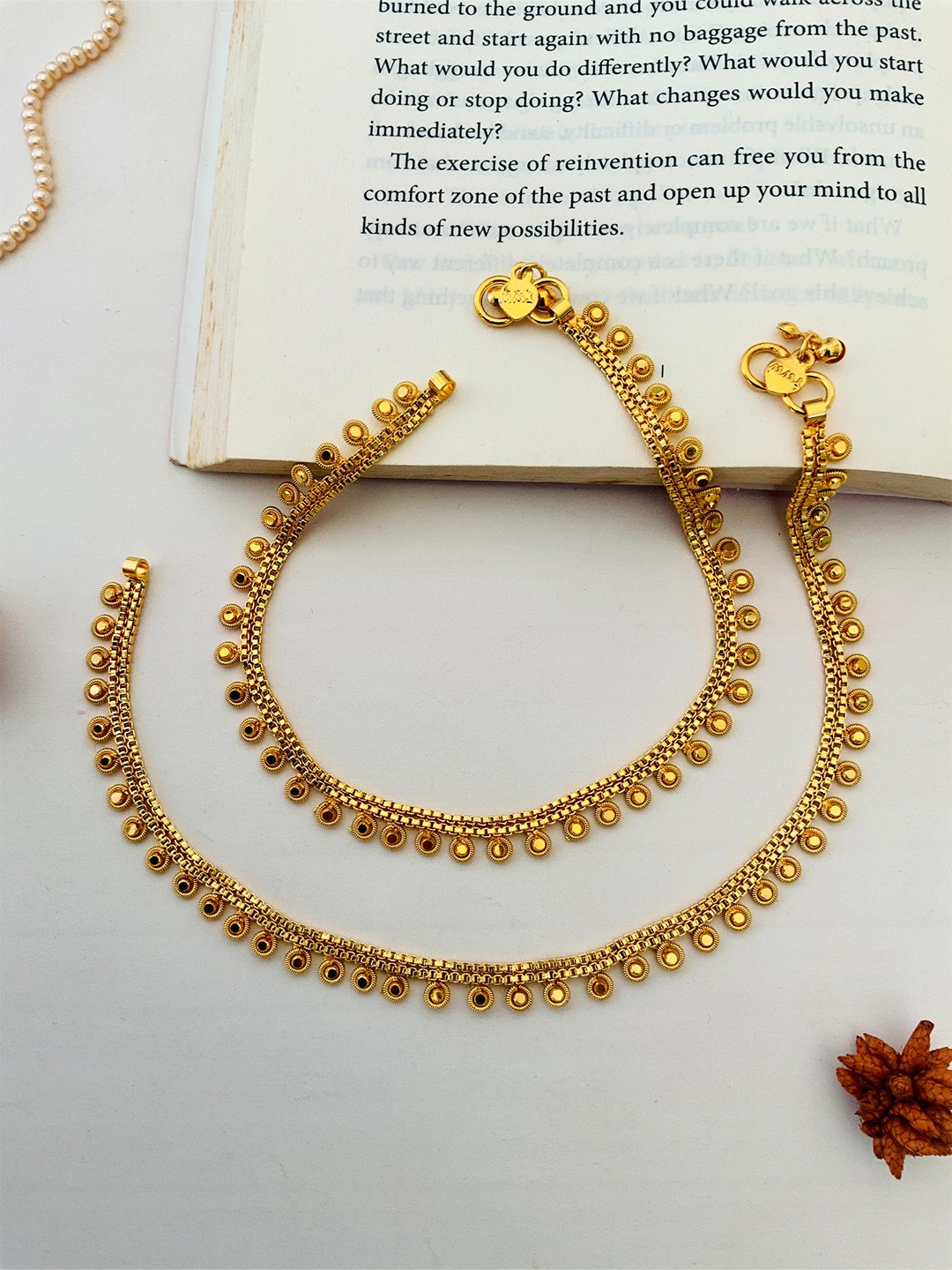 

ABDESIGNS Gold-Plated Anklet