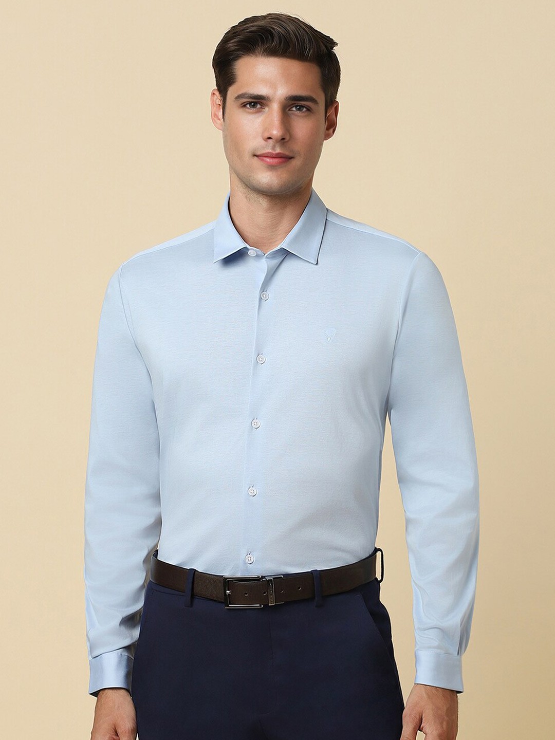 

Allen Solly Slim Fit Cotton Formal Shirt, Blue