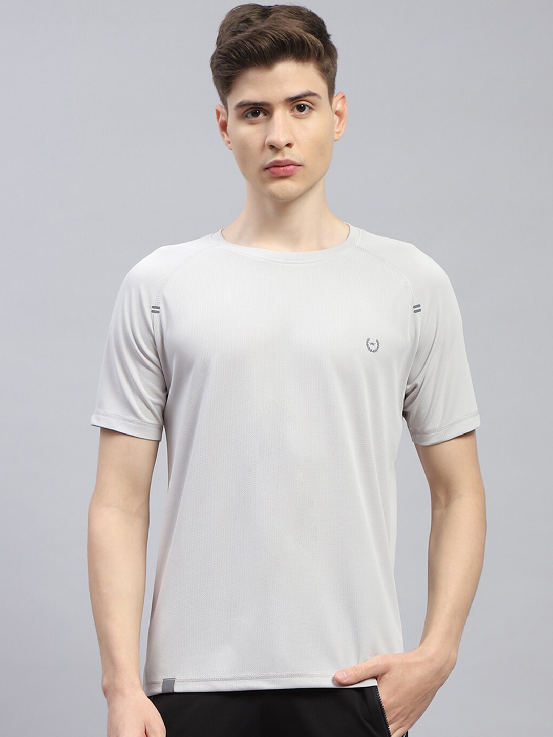 

Monte Carlo Round Neck T-shirt, Grey