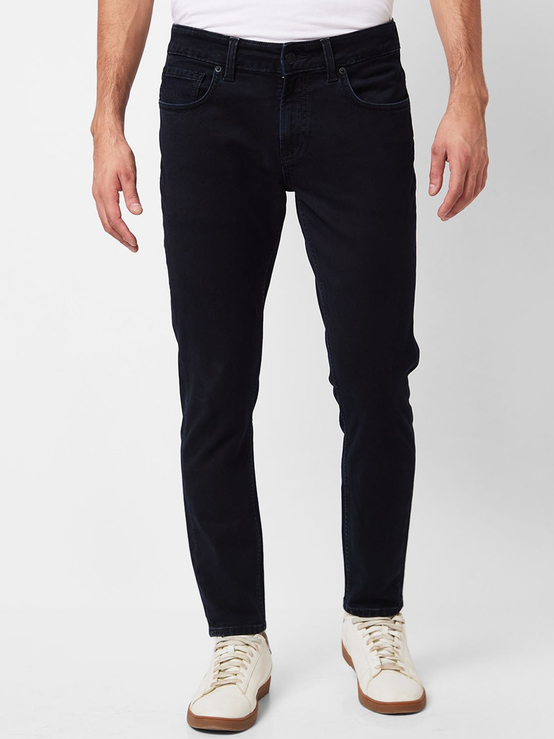 

SPYKAR Men Slim Fit Stretchable Jeans, Black