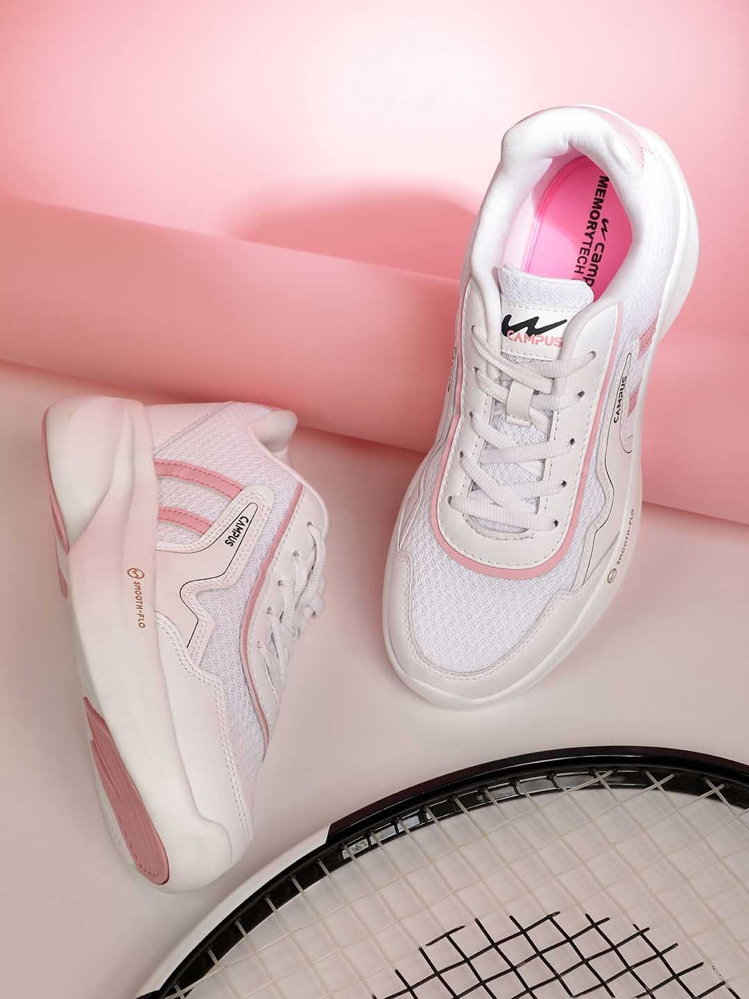 

Campus HALL Women Lace-Up Sneakers, White