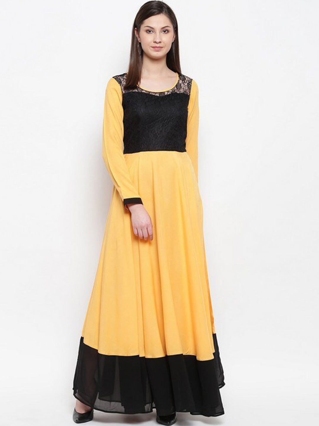 

Karmic Vision Colourblocked Maxi Dress, Yellow