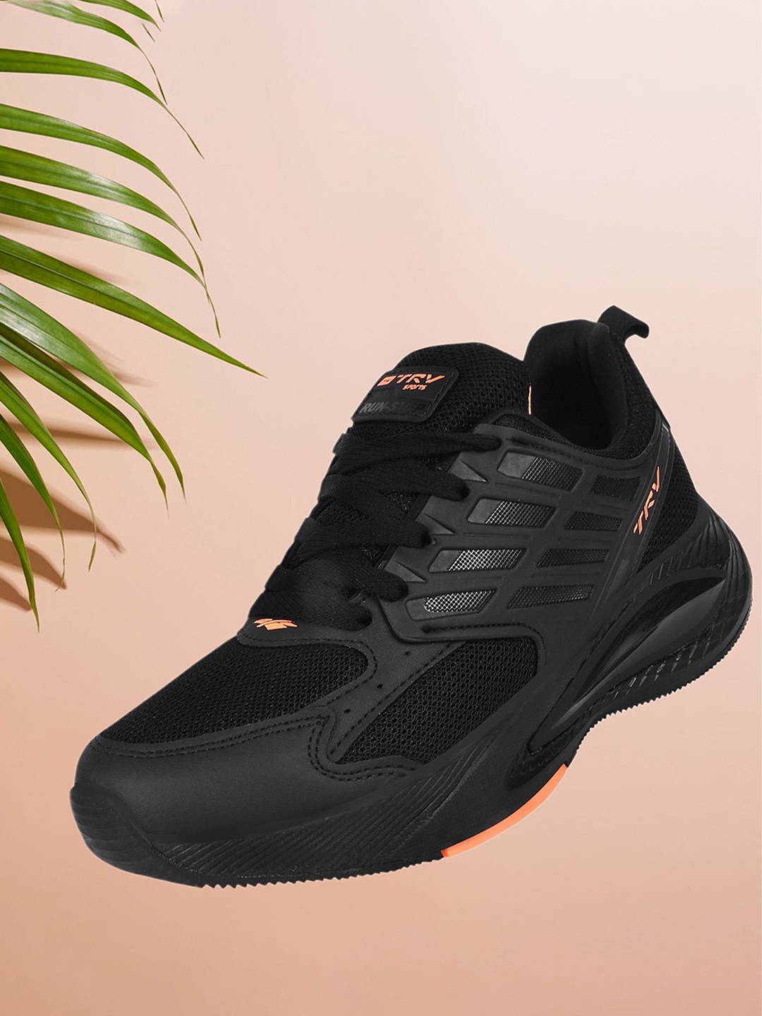 

TRV Men Walking Shoes, Black