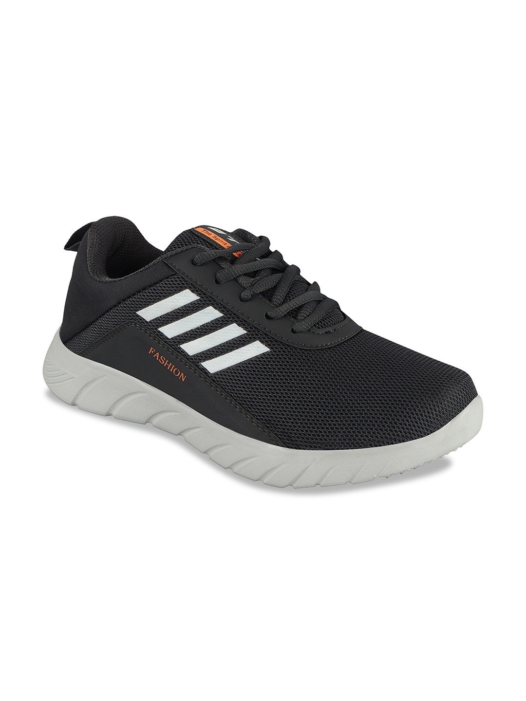

TRV Men Round Toe Mesh Lace-Ups Walking Shoes, Grey