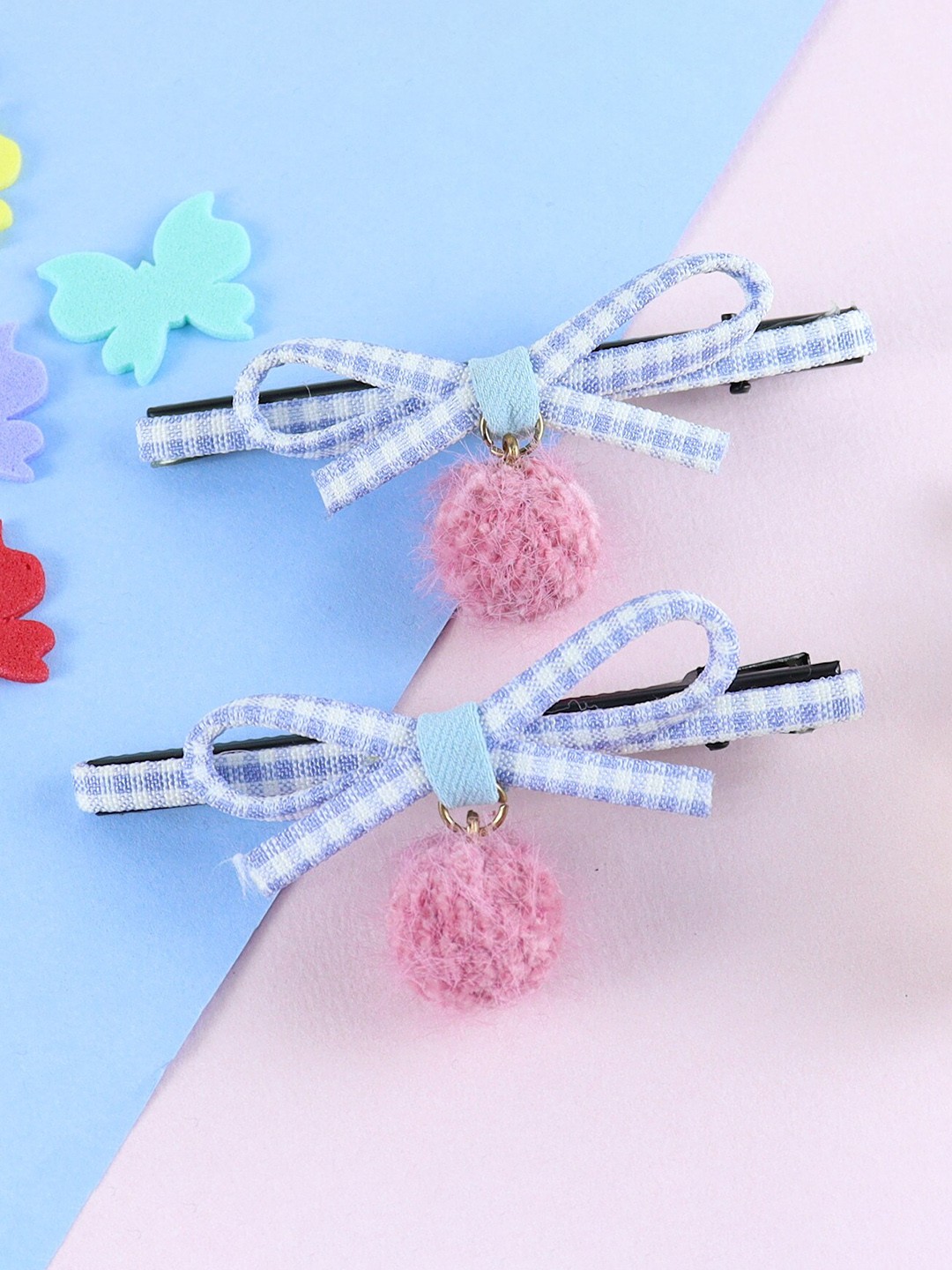 

Asthetika Kids Girls Set Of 2 Alligator Hair Clip, Pink