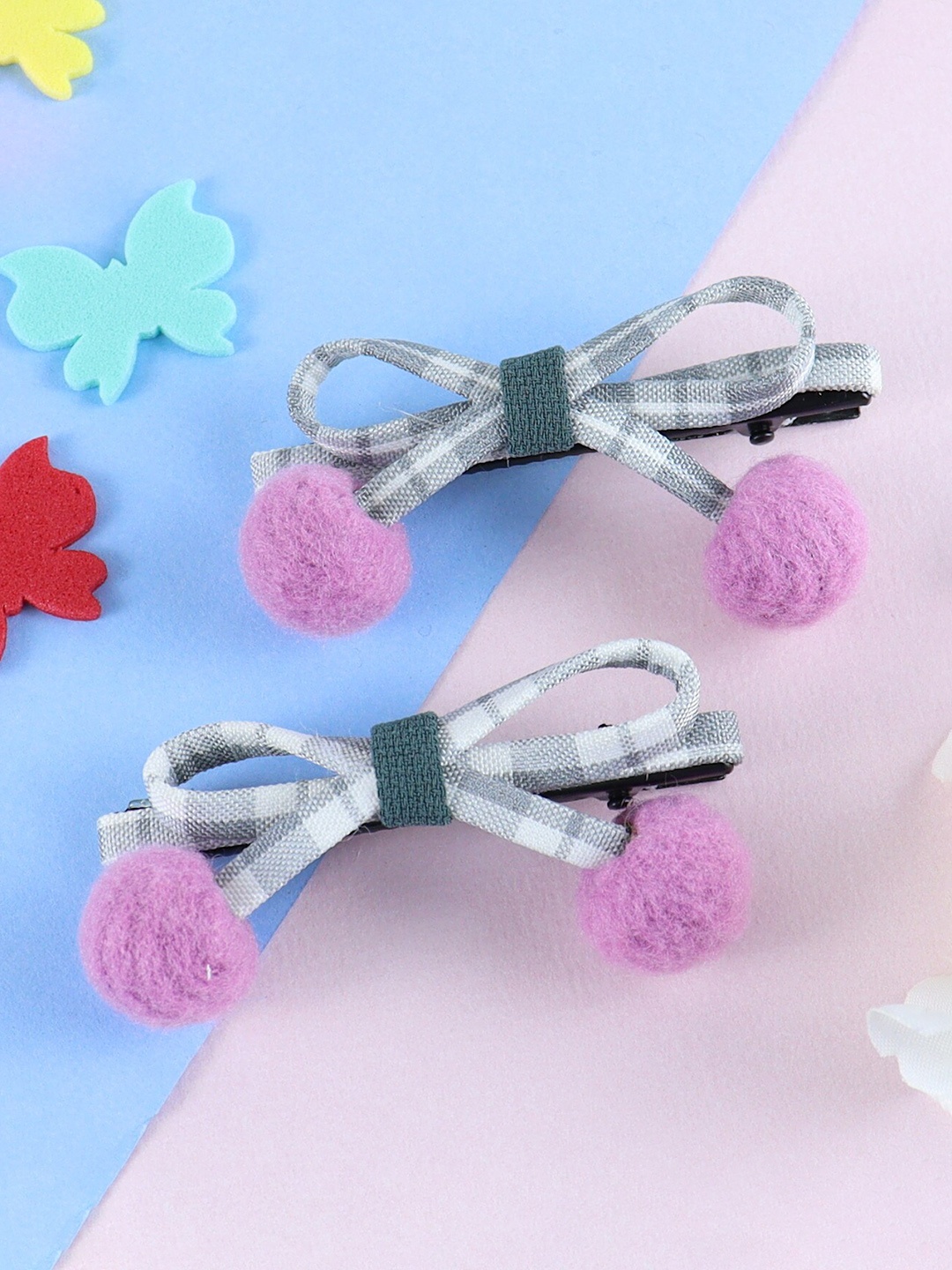 

Asthetika Kids Girls Set of 2 Alligator Hair Clip, Pink