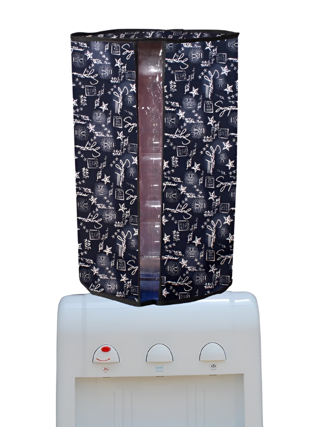 

Stylista Blue & White Printed Dustproof & Waterproof Water Dispenser Cover