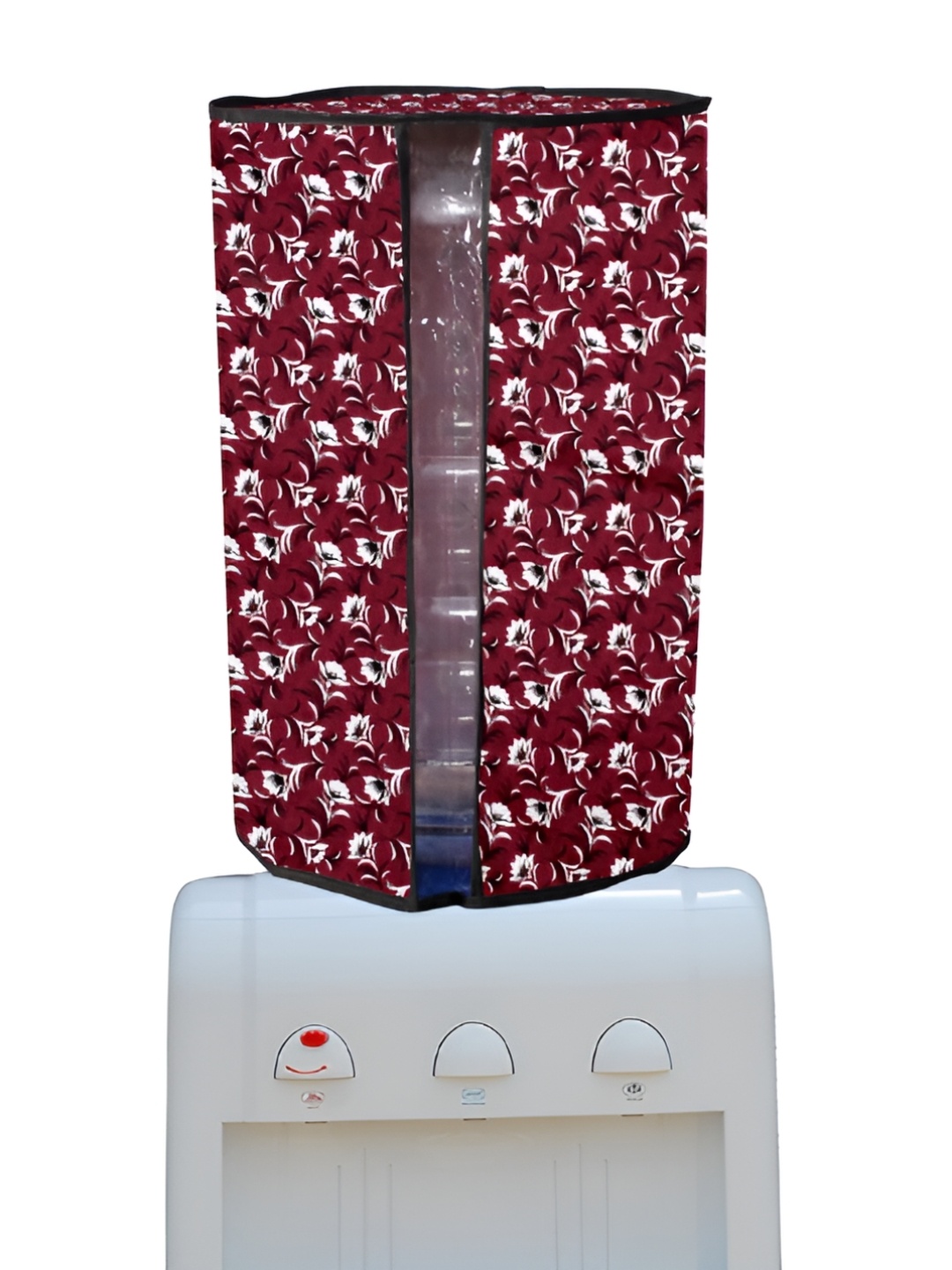 

Stylista Maroon & Brown Floral Printed Dustproof & Waterproof Water Dispenser Cover