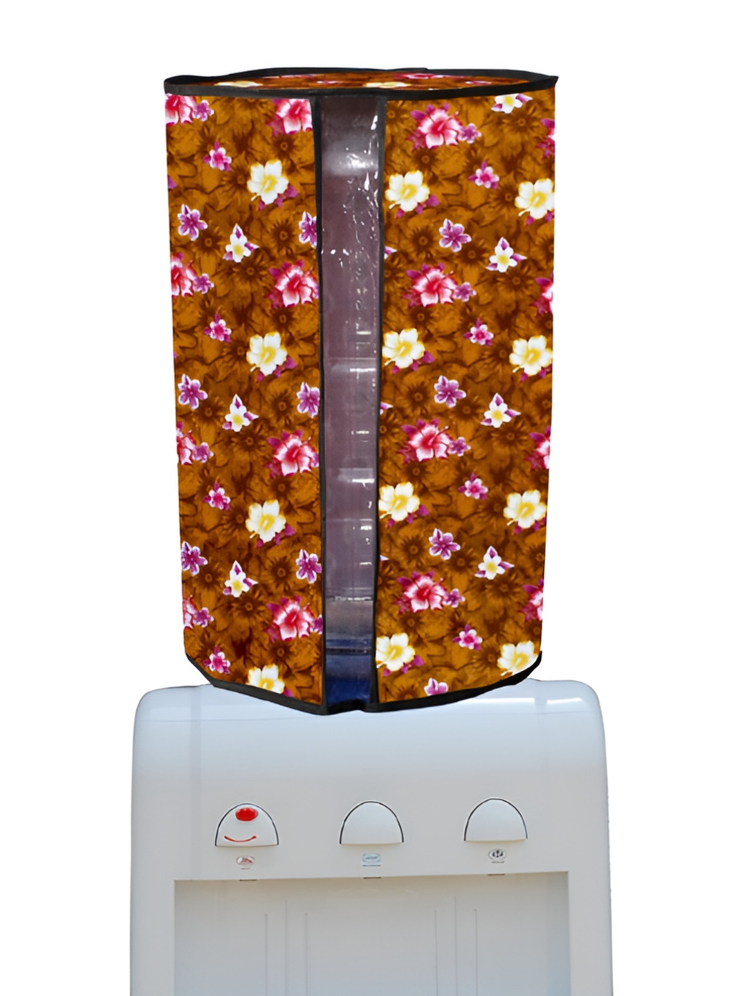 

Stylista Orange & Pink Floral Printed Dustproof & Waterproof Water Dispenser Cover