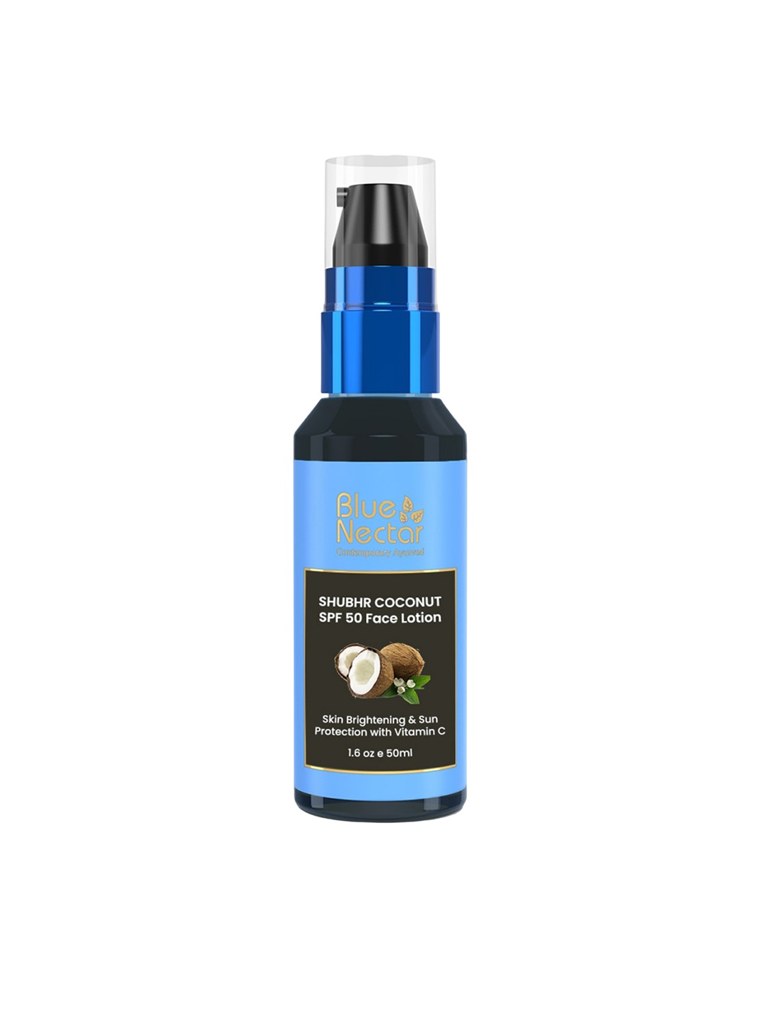 

Blue Nectar Shubhr Coconut SPF 50 Face Lotion 50ml, Na