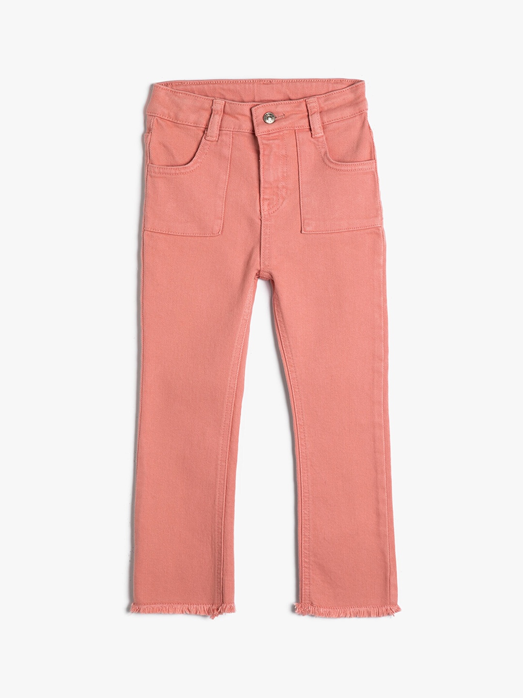 

Koton Girls Relaxed Fit Mid-Rise Clean Look Stretchable Jeans, Pink