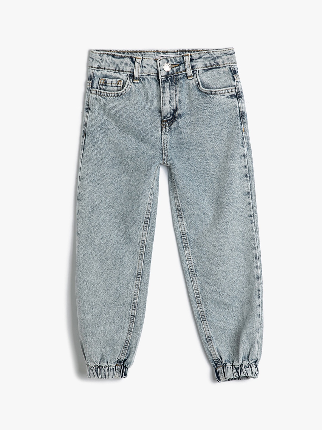 

Koton Girls Clean Look Mid-Rise Cotton Jeans, Blue