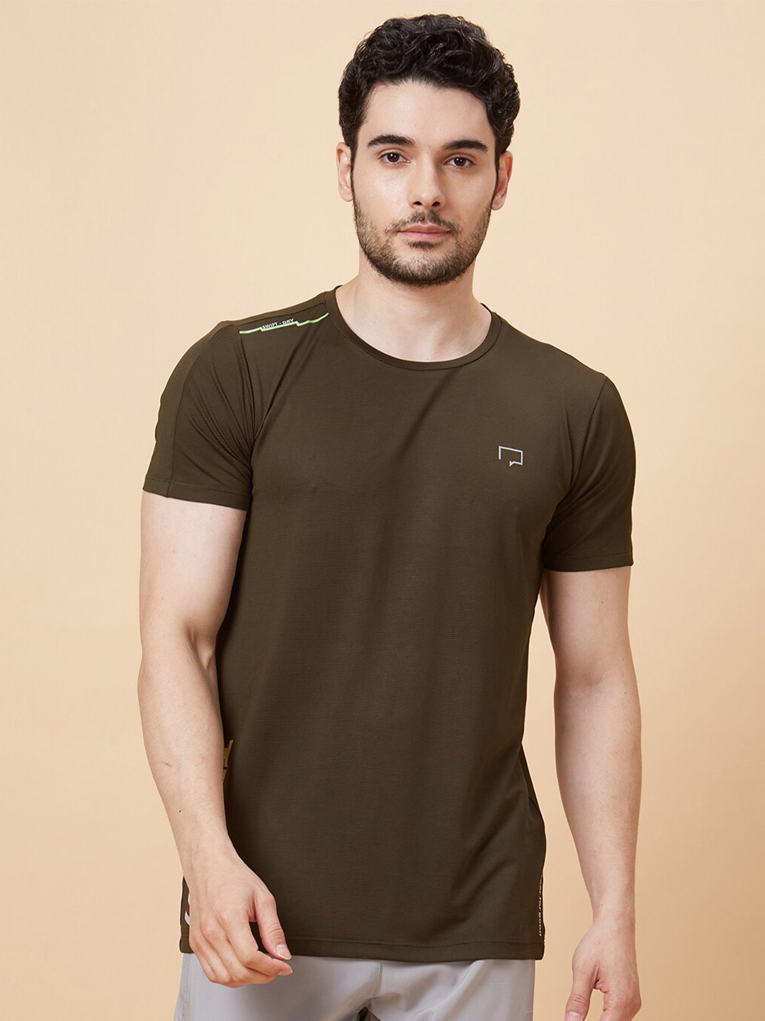 

ROAR FOR GOOD Round Neck Short Sleeves T-shirt, Olive
