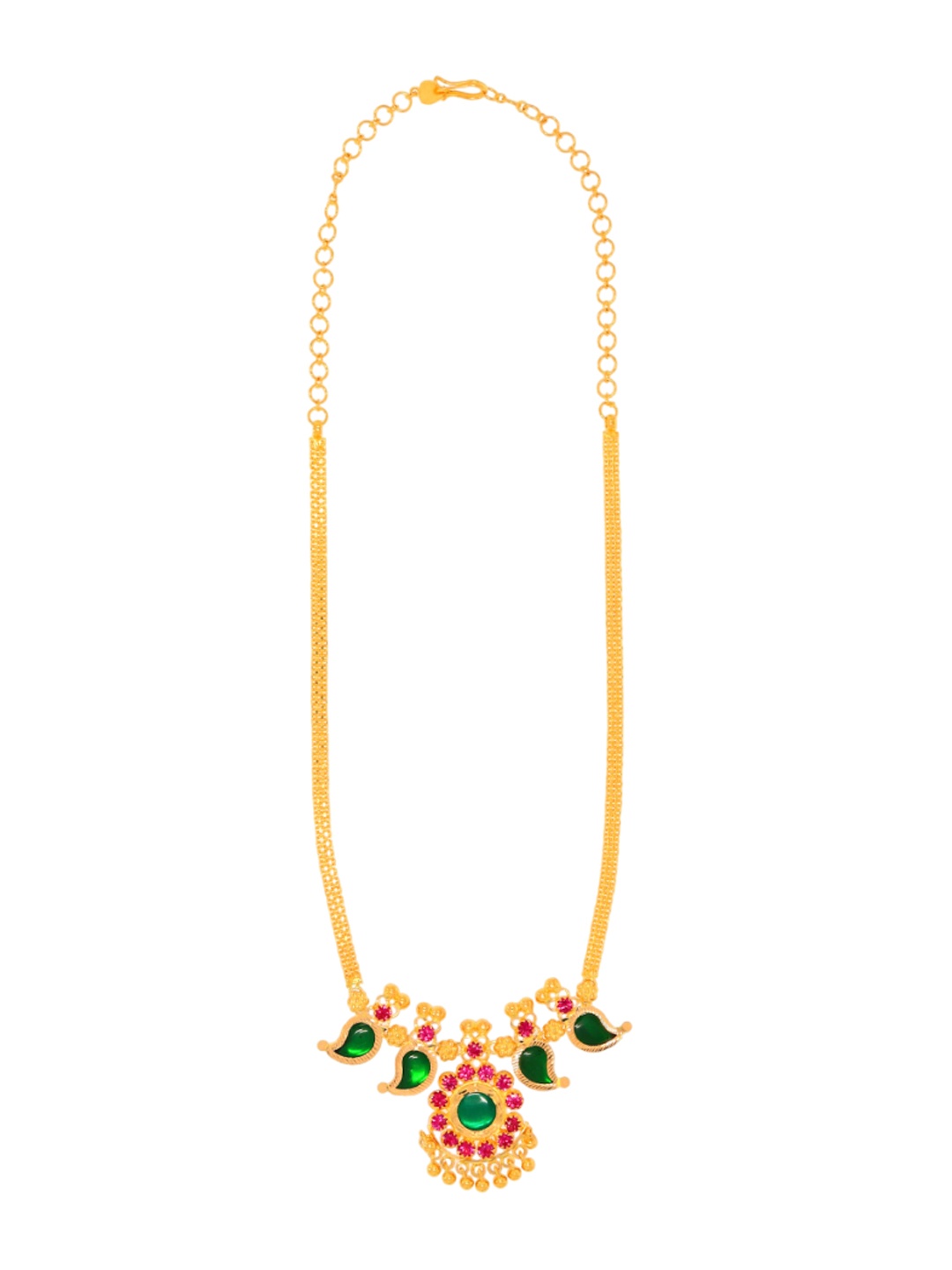 

BHIMA 22K Hallmark 916 Purity Yellow Gold Manga Necklace