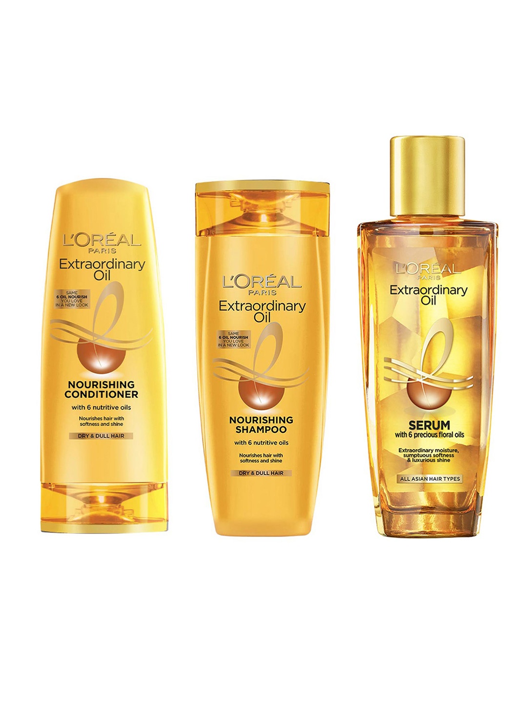 

LOreal Paris Extraordinary Oil Nourishing Hair Care Combo, Yellow