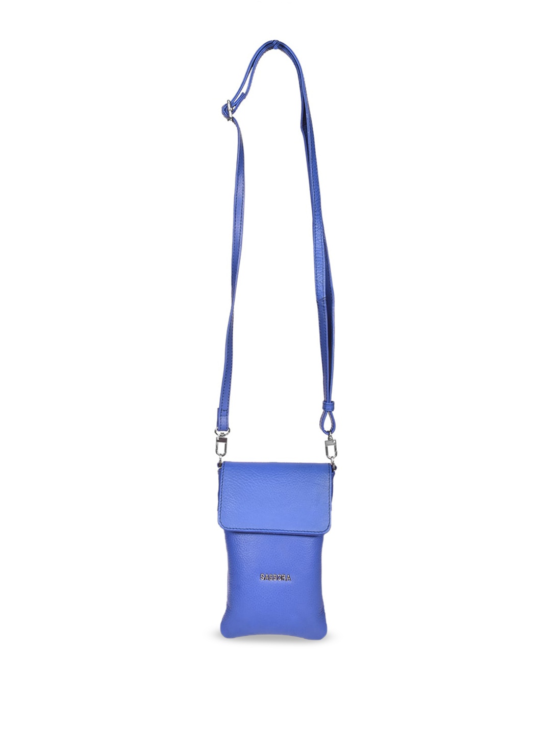 

Sassora Women Leather Mobile Pouch, Blue