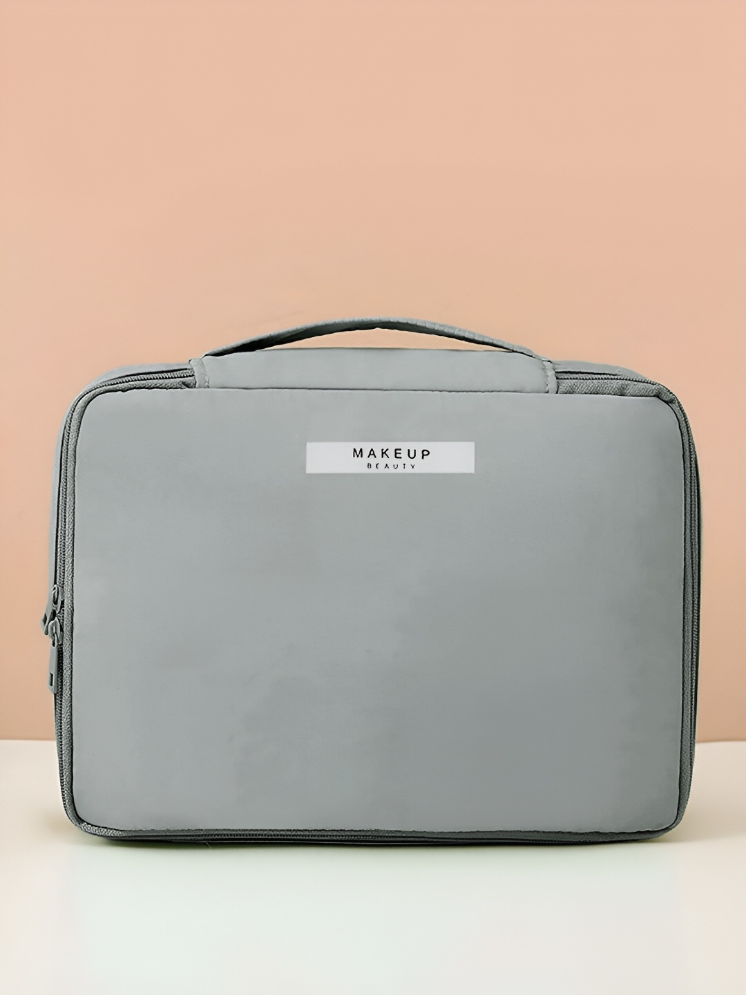 Cortina Grey Water Resistant Makeup Accessories Organiser