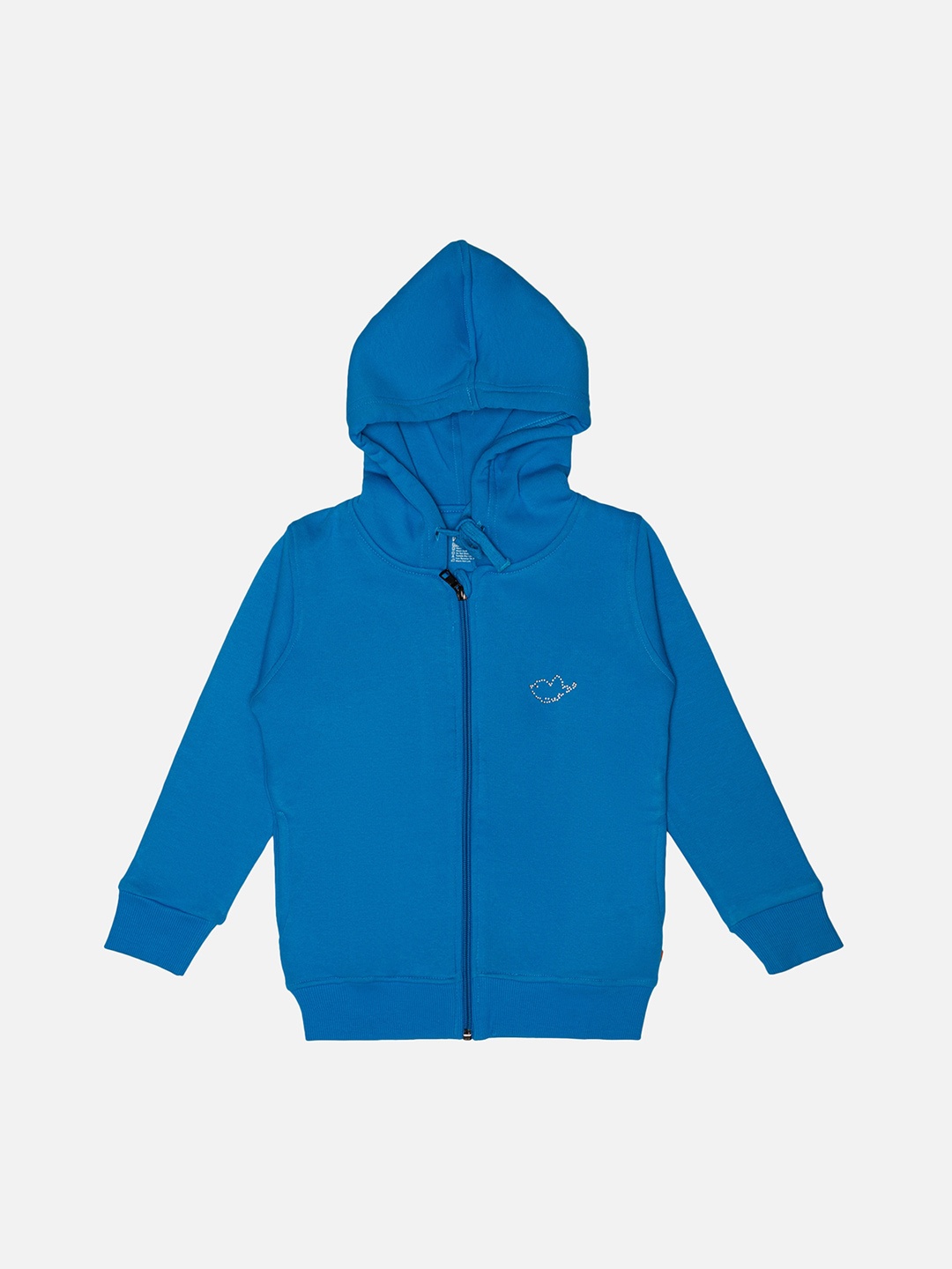 

Bodycare Girls Hooded Fleece Bomber Jacket, Blue