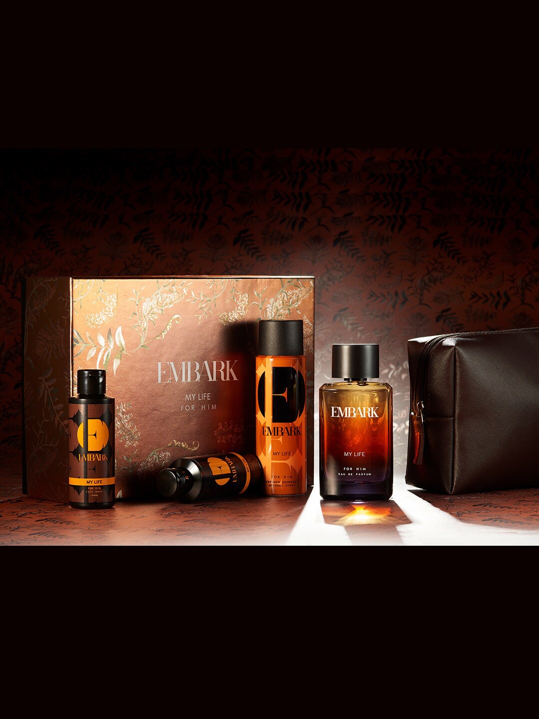 

EMBARK Men My Life Fragrance Gift Set, Brown
