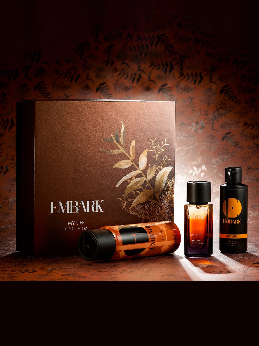 

EMBARK Men My Life Fragrance Gift Set, Brown