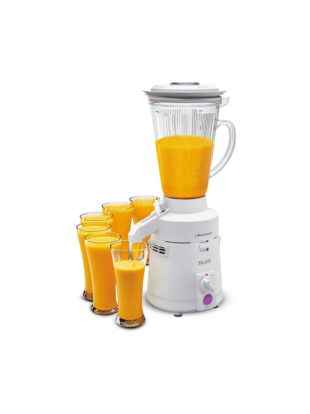 

SUJATA White MEGAMIX White 900W Juicers With Jar