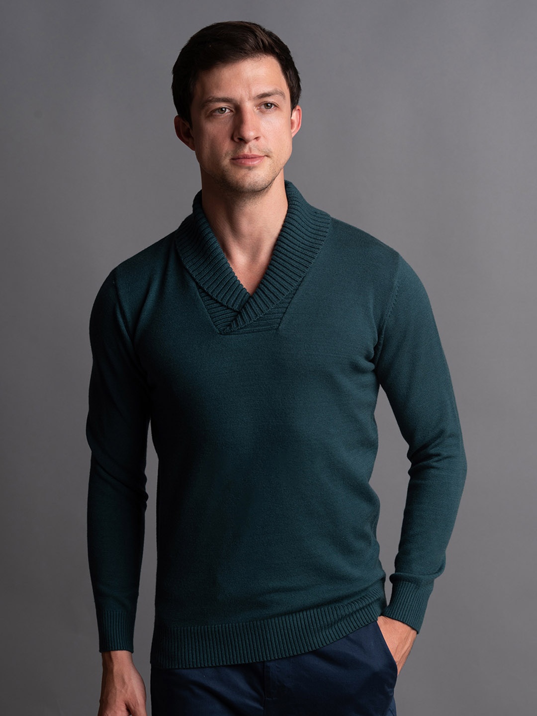 

ARISTOBRAT Men Pullover, Teal