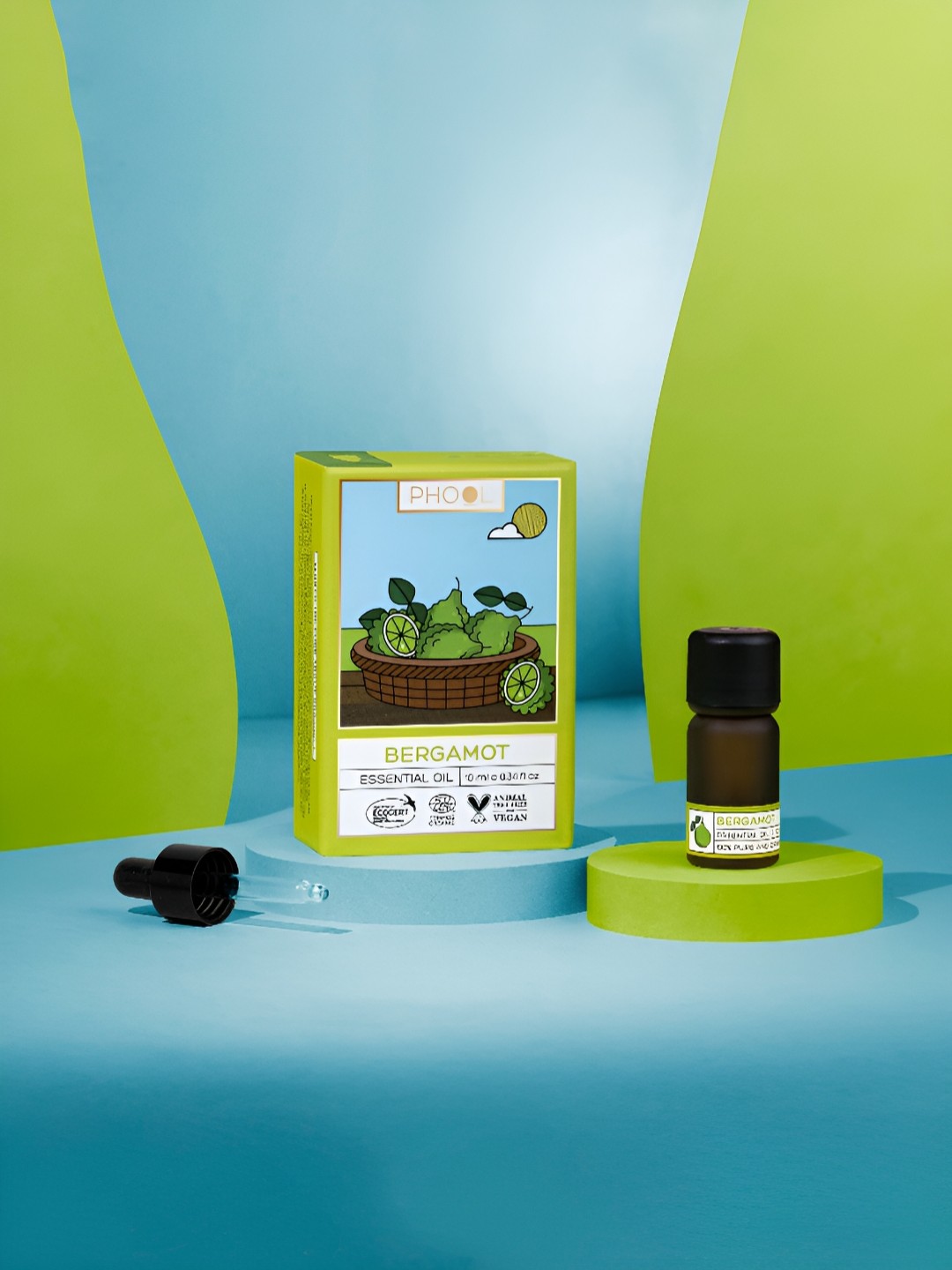 

Phool Bergamot Essential Oil 10ml, Transparent