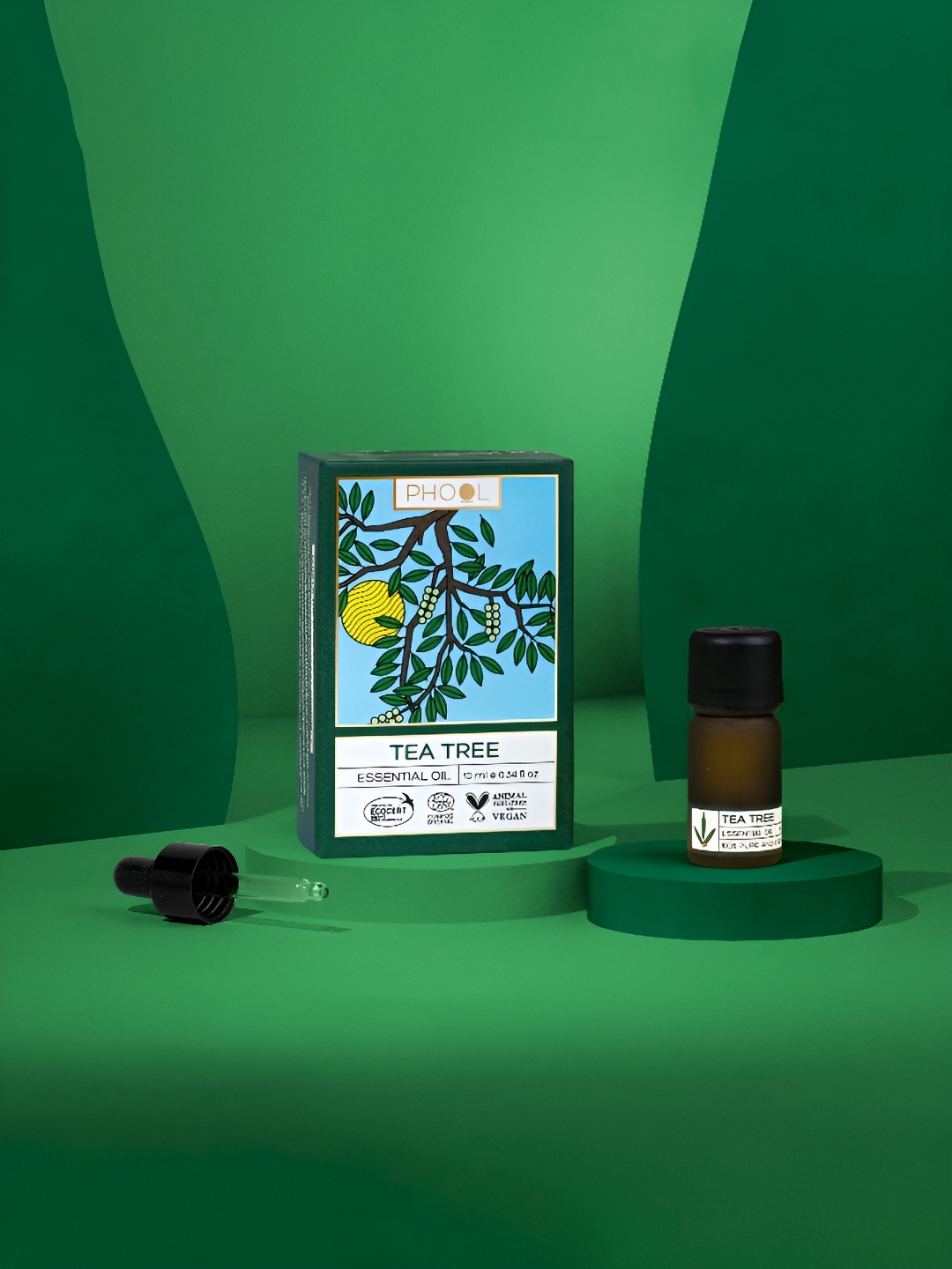 

Phool Transparent Tea tree Essential Oil -10ml