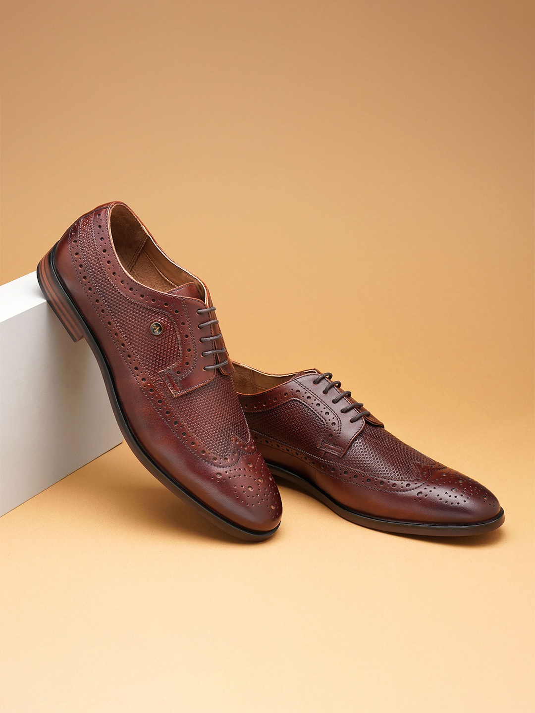 

Arrow Men Denise 2.0 Leather Formal Brouges, Brown