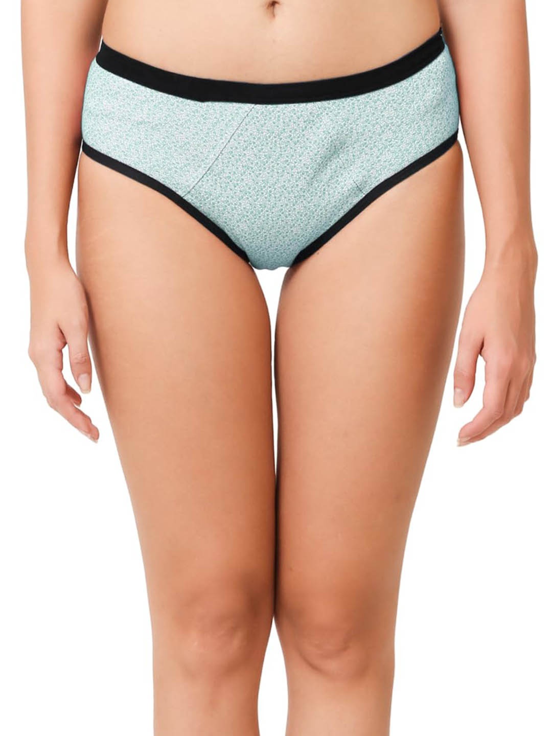 

CareDone Printed Cotton Reusable Leak-Proof Period Panty, Green