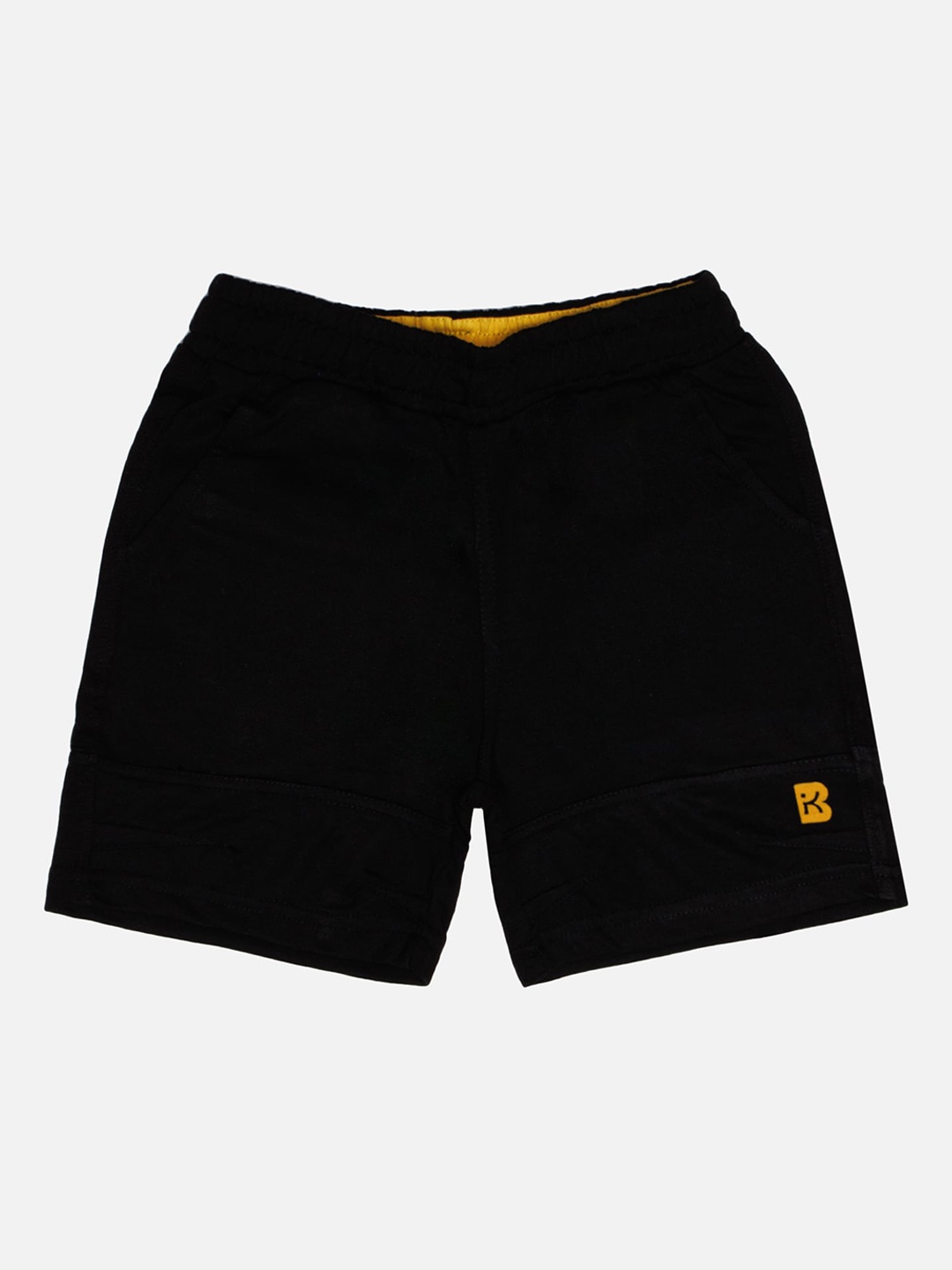 

Bodycare Kids Boys Cotton Mid-Rise Shorts, Black
