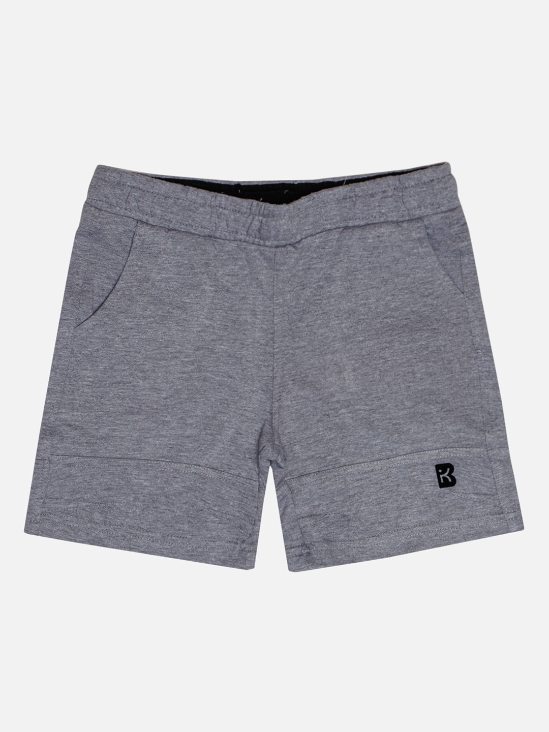 

Bodycare Kids Boys Mid Rise Cotton Shorts, Grey melange
