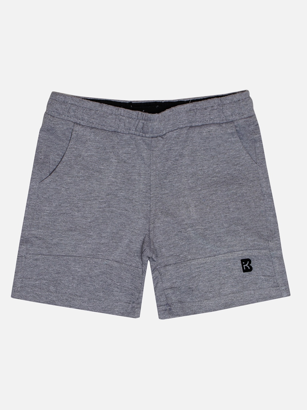 

Bodycare Kids Boys Mid-Rise Cotton Shorts, Grey melange