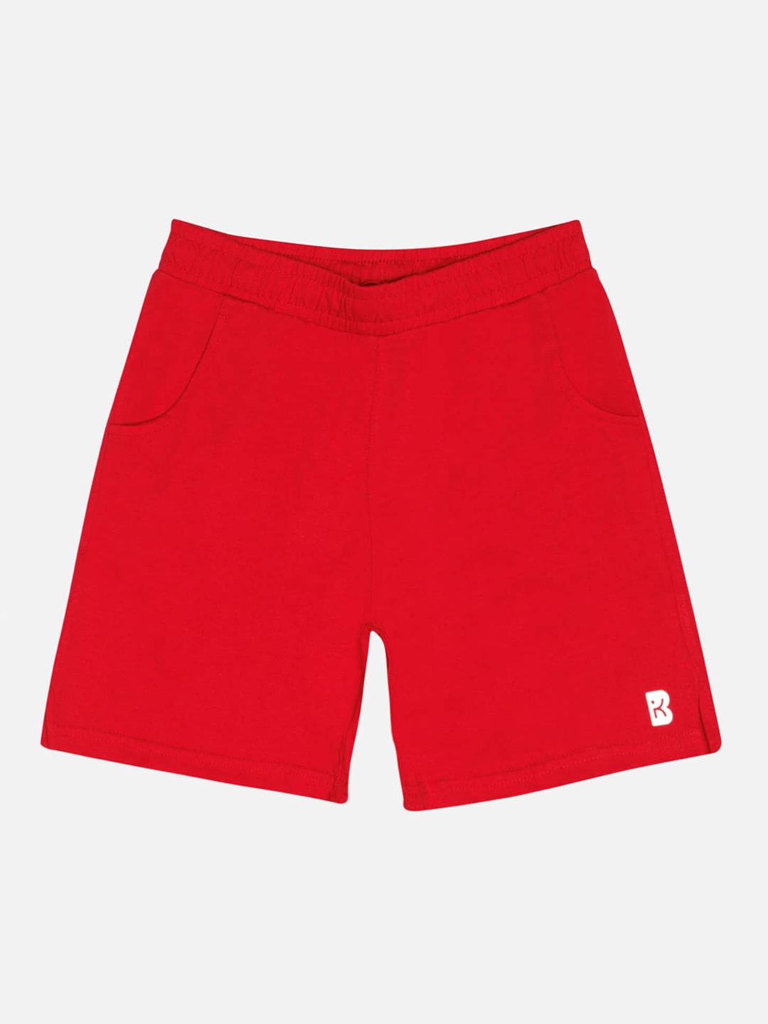 

Bodycare Kids Girls Mid Rise Cotton Shorts, Red