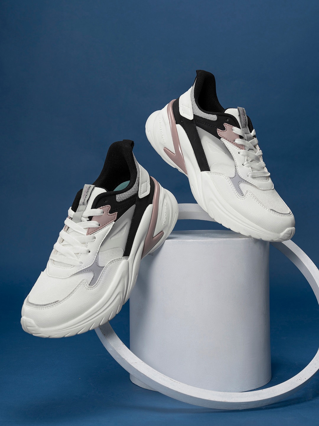 

Red Tape Women Colourblocked Sneakers, White