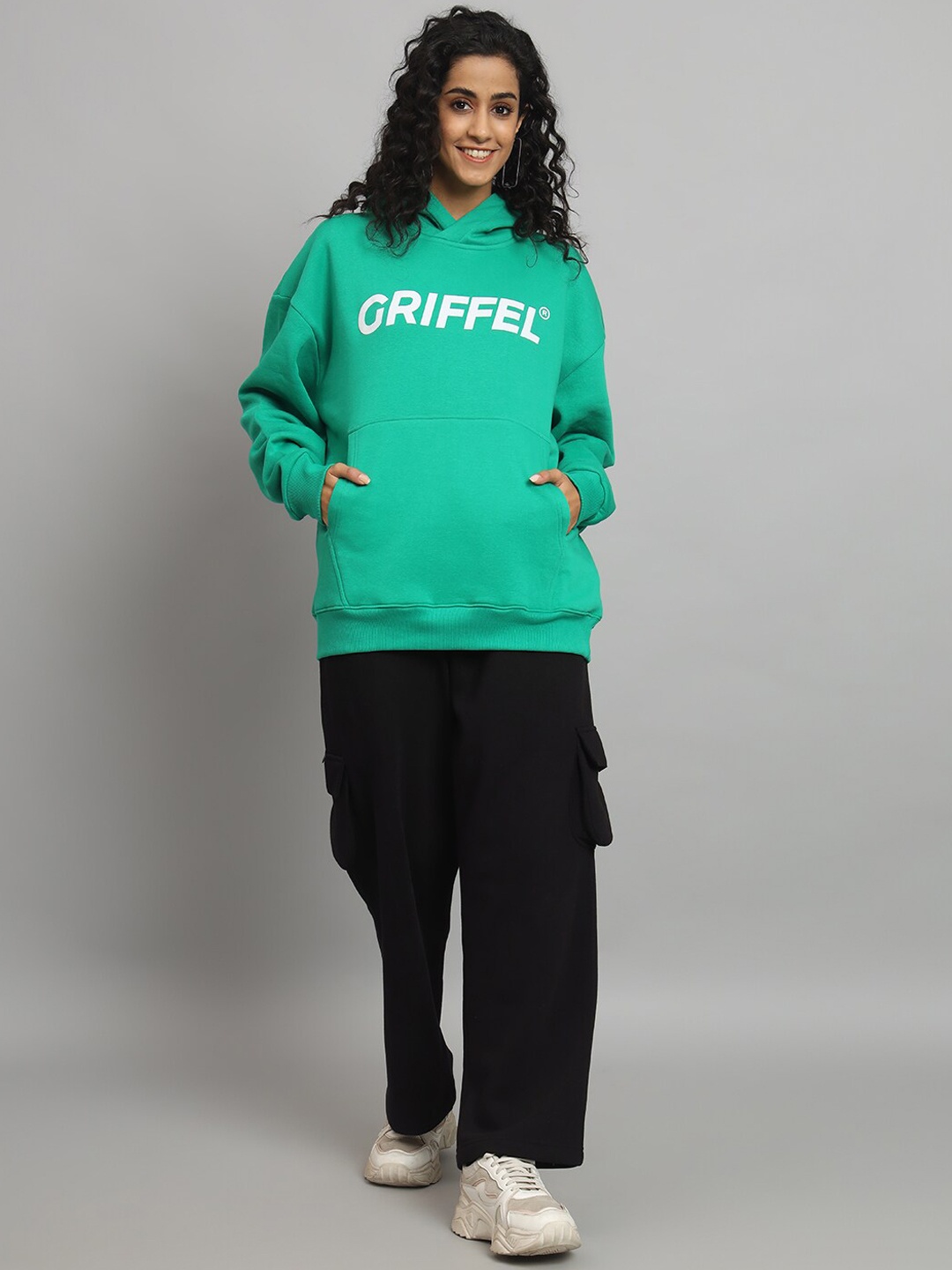 

GRIFFEL Women Self Design Tracksuits, Green